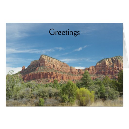 Sedona Red rocks Cards (Front Horizontal)