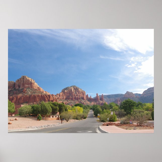 Sedona Red rocks Poster (Front)