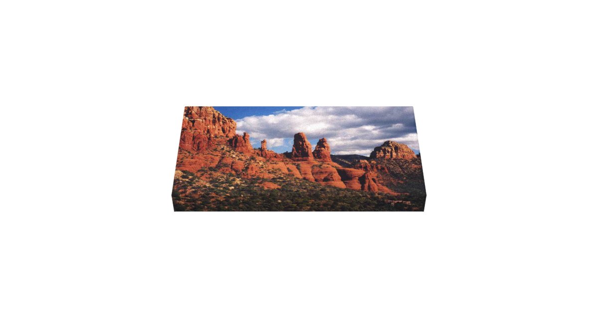 Sedona Red Rocks Wrapped Canvas | Zazzle