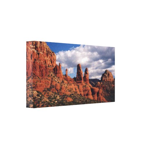 Sedona Red Rocks Wrapped Canvas | Zazzle