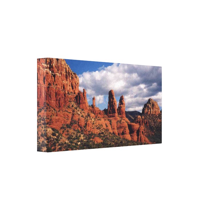 Sedona Red Rocks Wrapped Canvas | Zazzle