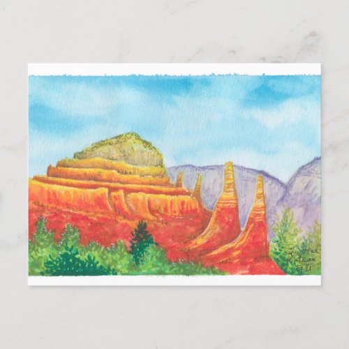 Sedona Rocks Postcard