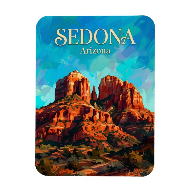 Sedona USA Magnet (Vertical)