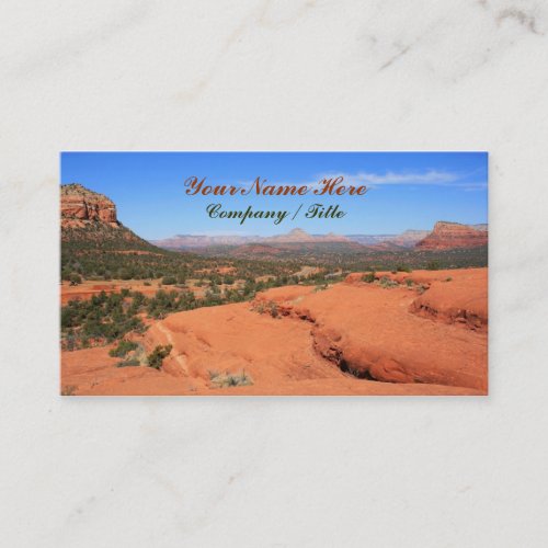 Sedona Valley Business Card Templates