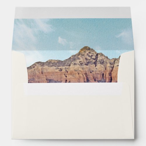 SEDONA Watercolor Desert Destination Envelope