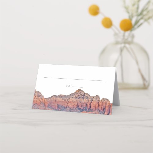 SEDONA Watercolor Desert Wedding Place Cards