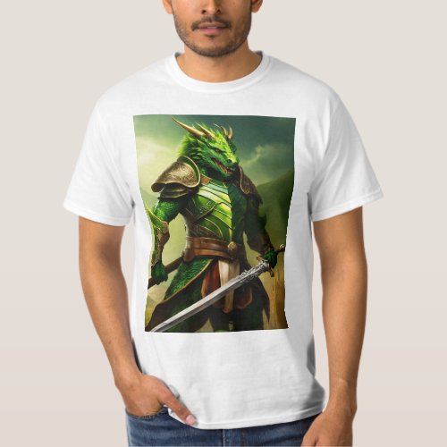 Seducing Style Enchant in our Green Dragon Design T_Shirt