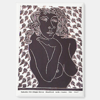 Seduction At A Simple Glance 6.4cm Magnet