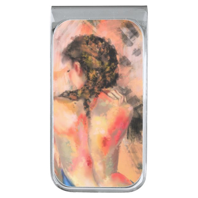 Seductive Lady Woman Body Money Clip (Front Vertical)