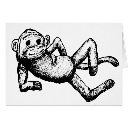 seductive sockmonkey cards (Front Horizontal)