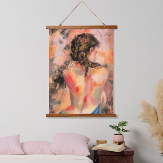 Seductive Woman Body Hanging Tapestry (Bedroom)