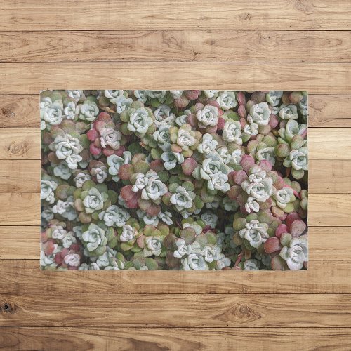 Sedum Spathulifolium Plants Floral Outdoor Rug