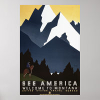 See America: Montana Poster