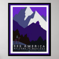 See America - Montana - WPA Poster Series45