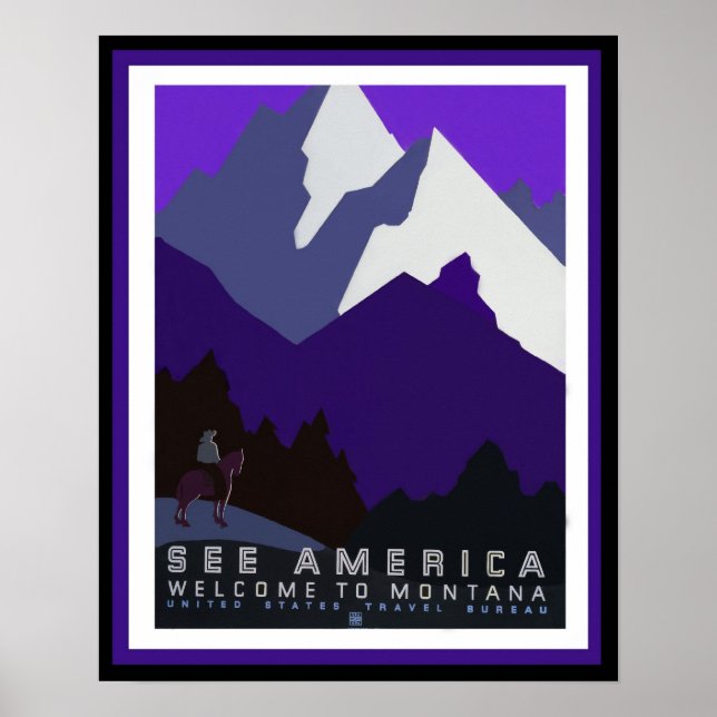 See America - Montana - WPA Poster Series45 (Front)