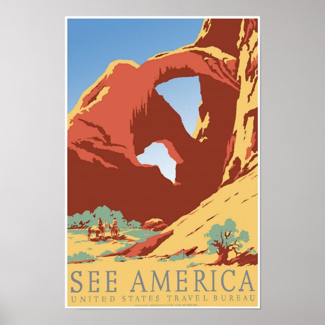See America Travel Poster (Front)