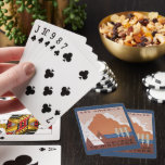 See America Welcome to Montana, Vintage Travel Poker Cards