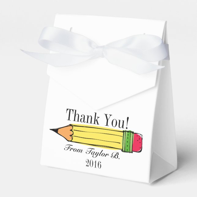 See Back - Your Custom Tent Favor Box (Front Side)