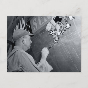 See Bees - Nose Art - CB-29 Postcard