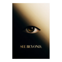 "See Beyond" Minimalist Eye Wall Art