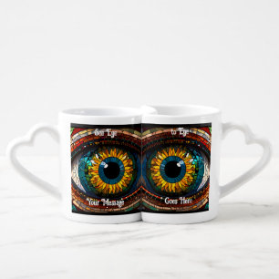 See Eye to Eye: Fun Cute  Coffee Mug Set