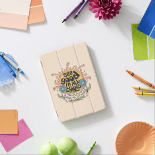 See Good in all Things Hippie Graphic iPad Mini Cover