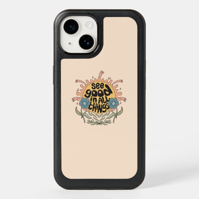 See Good in all Things Hippie Graphic Otterbox iPhone Case (Back)