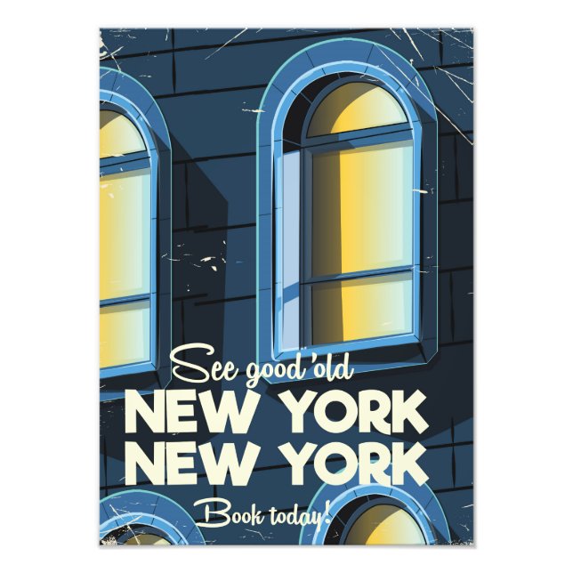See Good Old New york travel poster (Front)