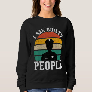 See Guilty People Correctional Officer 1 Sweatshirt