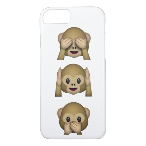 See Hear and speak no evil phone case