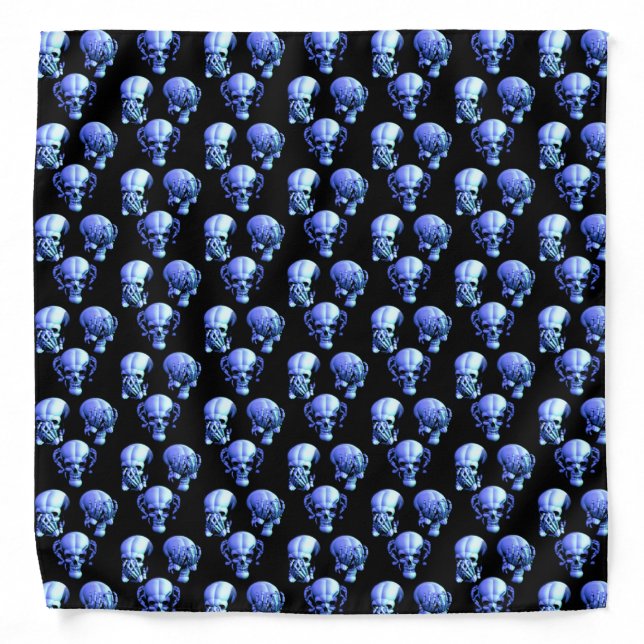 See Hear Speak No Evil Skulls Bandana (Front)