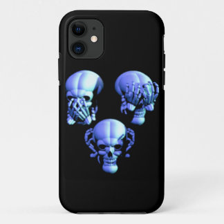 See, Hear, Speak No Evil Skulls iPhone 5G Case