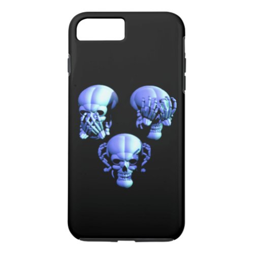See Hear Speak No Evil Skulls iPhone 7 Case