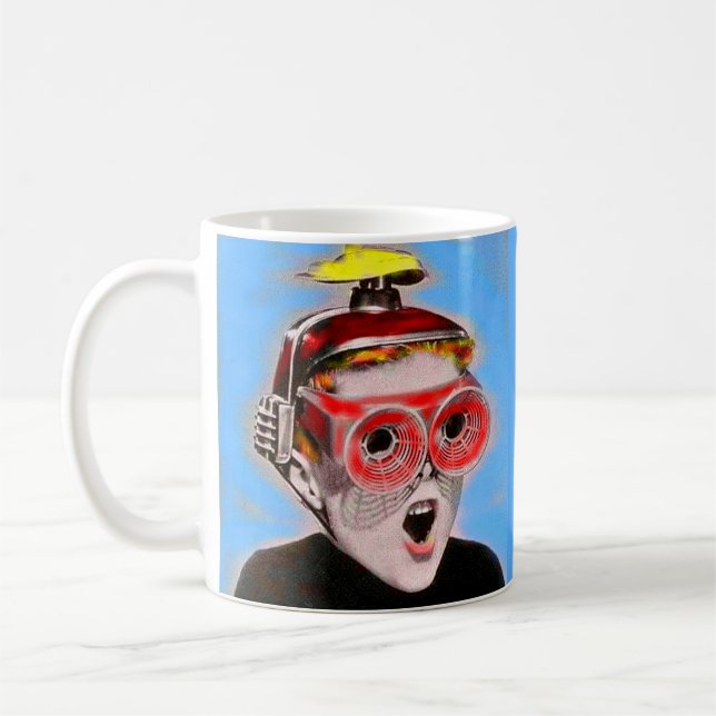 see into the future coffee mug (Left)