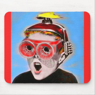 see into the future mouse pad