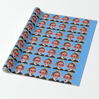 see into the future wrapping paper