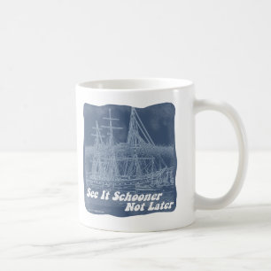 See it Schooner Historical Ship Art Coffee Mug