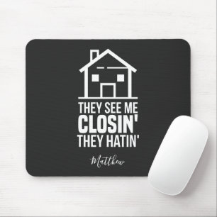 See Me Closing Realtor Estate Agent Personalized Mouse Pad