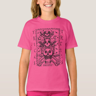 SEE NO EVIL CEMETERY SKELETON TRICK OR TREAT T-Shirt