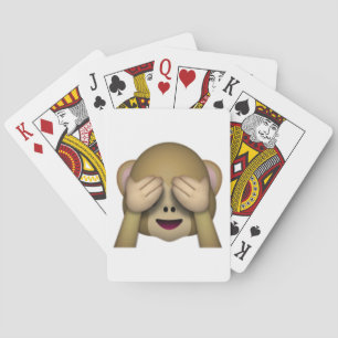 See No Evil Monkey - Emoji Poker Cards