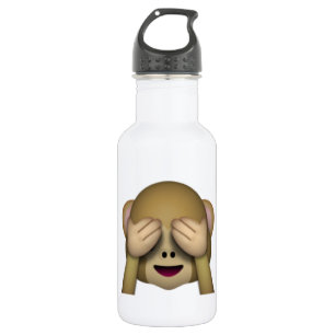 See No Evil Monkey - Emoji Stainless Steel Water Bottle