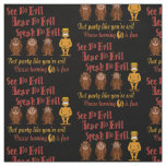 See No Evil Party 60th Fabric