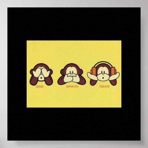 See No Evil Speak No Evil Hear No Evil Poster