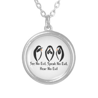 See no, Speak no, Hear no Evil Pendant
