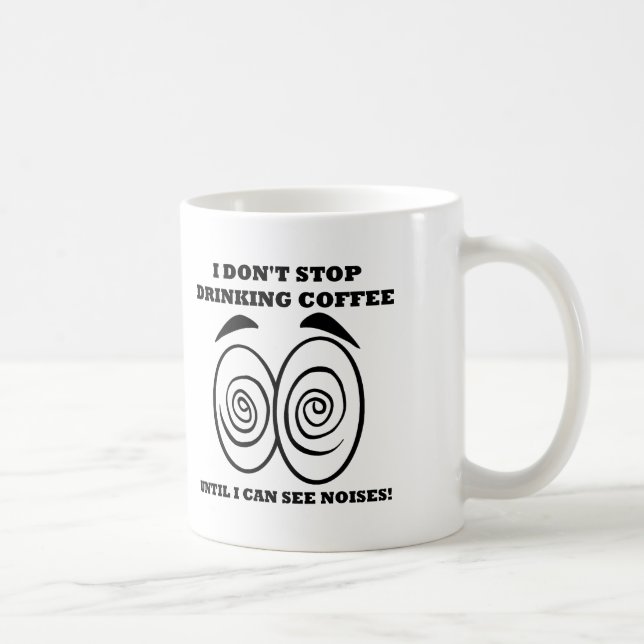 See Noises Funny Coffee Mug or Travel Mug (Right)