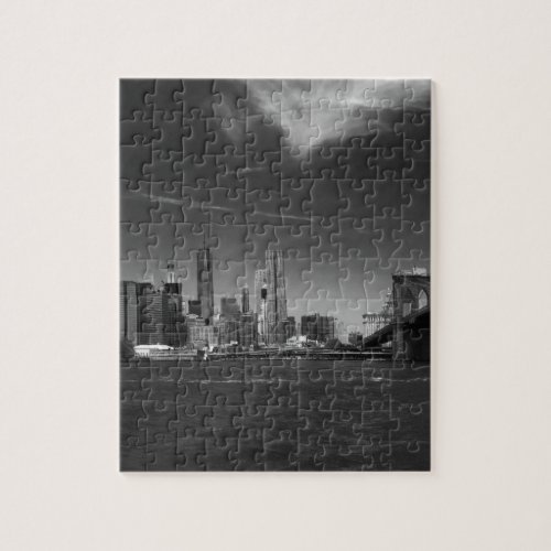 see on 2 products Panoramic Black White Brooklyn Jigsaw Puzzle