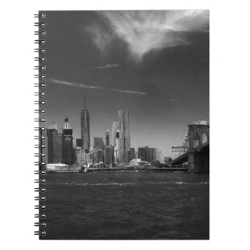 see on 2 products Panoramic Black White Brooklyn Notebook