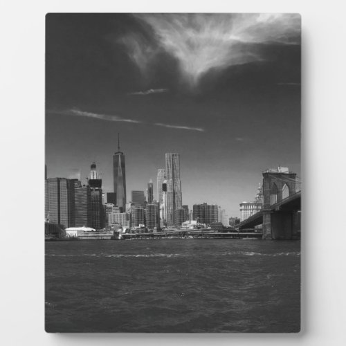 see on 2 products Panoramic Black White Brooklyn Plaque