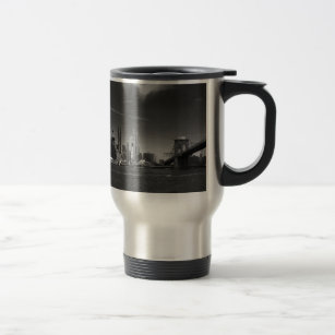 see on 2 products Panoramic Black White Brooklyn Travel Mug