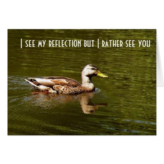 SEE REFLECTION RATHER SEE "YOU" CARD